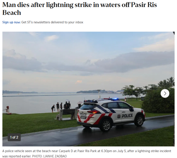 ⚡ Lightning Doesn't Give a Warning Twice – Safety Must Come First