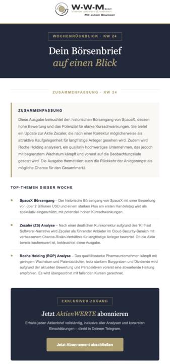 WWM AktienWERTE Ausgabe 2026-24