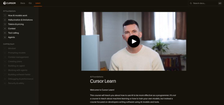 Cursor Learn is out!