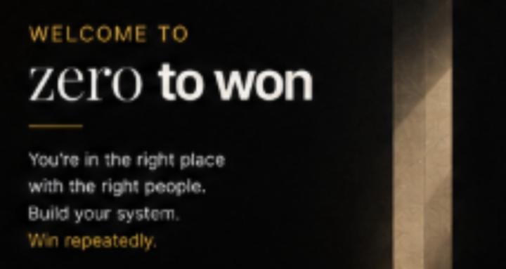 Zero To Won™ Mini Course