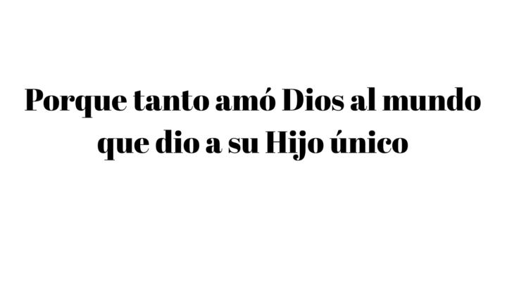 The first verse