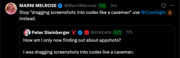 Even Peter Steinberger does it