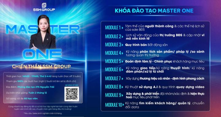 KHOÁ ĐÀO TẠO MASTER ONE CHÍNH THỨC KHỞI ĐỘNG