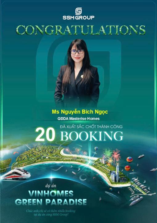 Vinh danh booking Vinhomes Cần Giờ