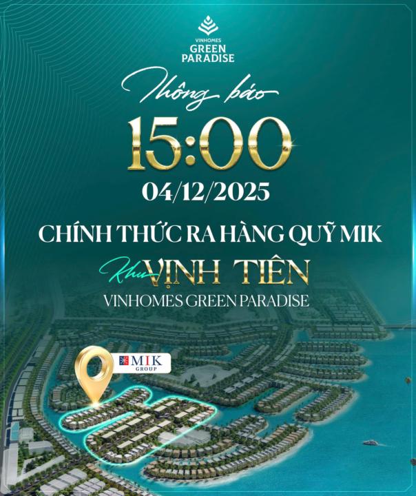 QUỸ MIK CHÍNH THỨC RA HÀNG TẠI VỊNH TIÊN 