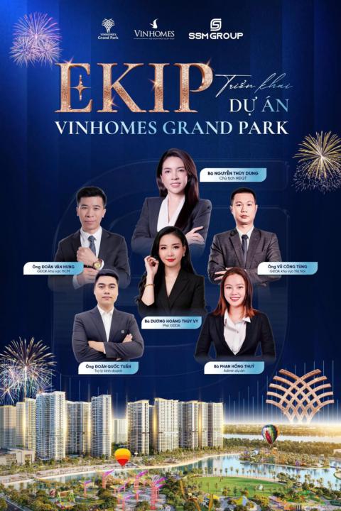 EKIP TRIỂN KHAI DỰ ÁN VINHOMES GRAND PARK