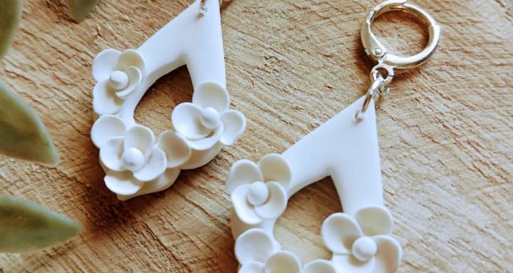 Polymer Clay Earring Design