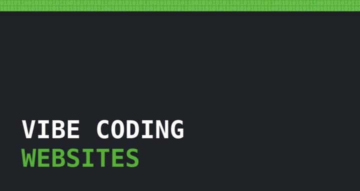 Vibe coding websites