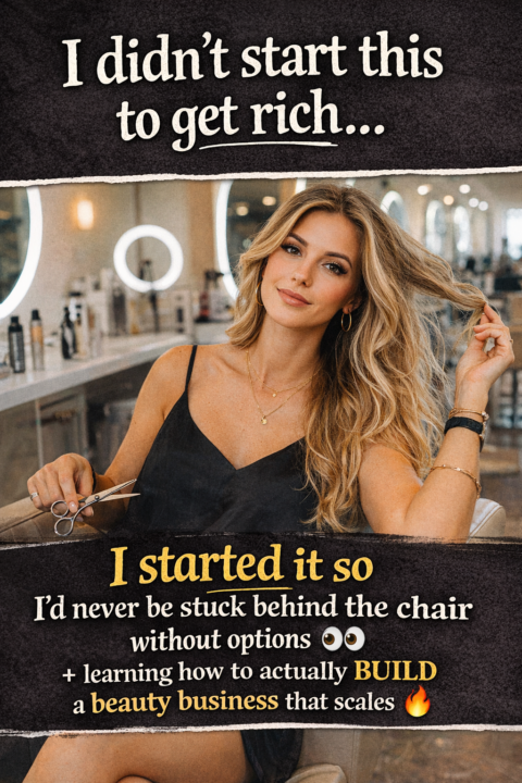 Most hairstylists don’t have a money problem…