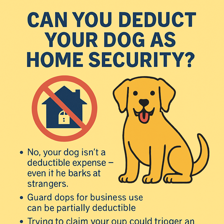 🐶 Wealth Tip of the Day: Can You Deduct Your Dog as Home Security?