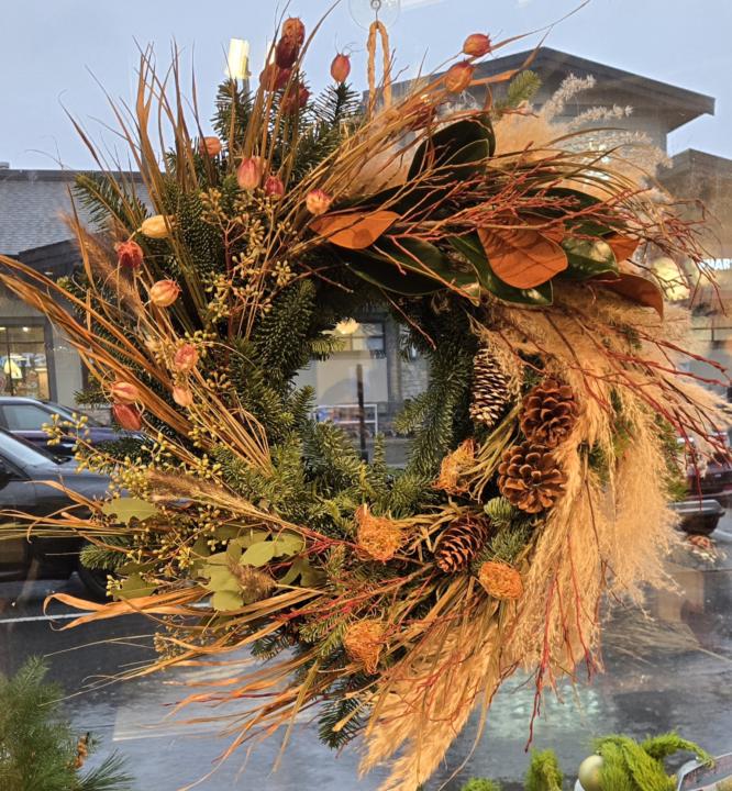 Organic Holiday Wreath