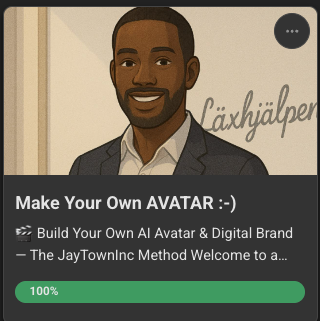 We just completed our first course. (Content)