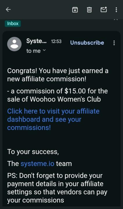 🎉 Woohoo! I just made a sale! 😃💃