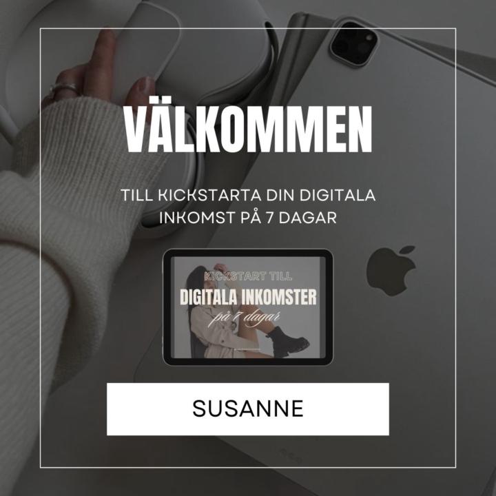 Välkommen hit Susanne 🤗
