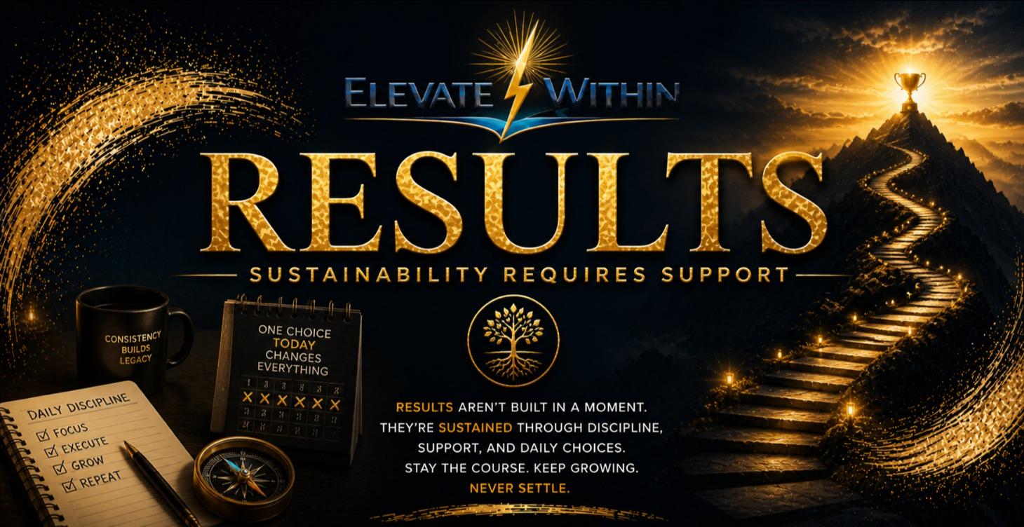 RESULTS - SUSTAINABILITY REQUIRES SUPPORT