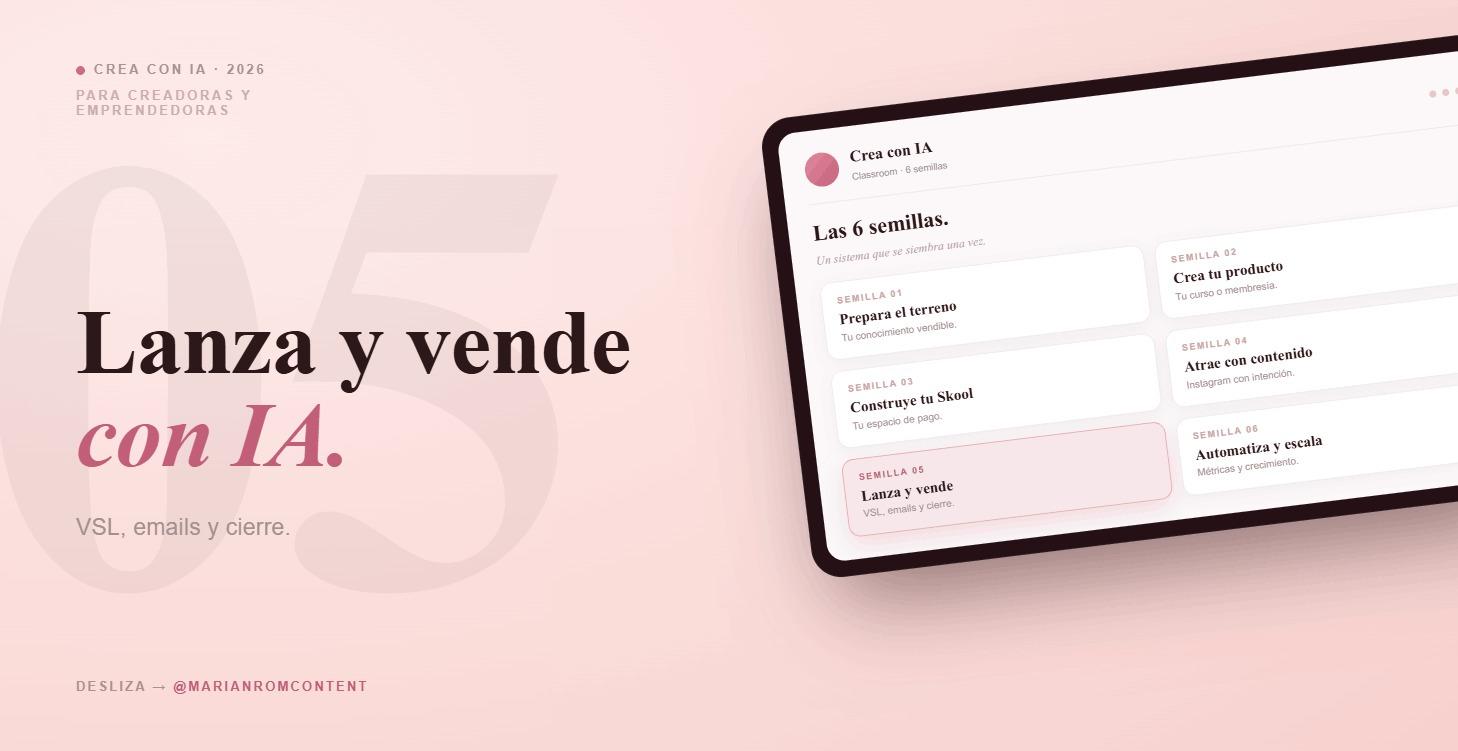 🌾 Semilla 5 — Vende y cierra