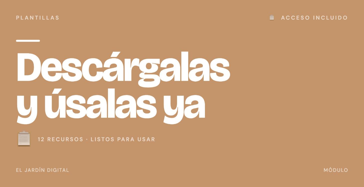 📋 Plantillas — Descárgalas y úsalas ya
