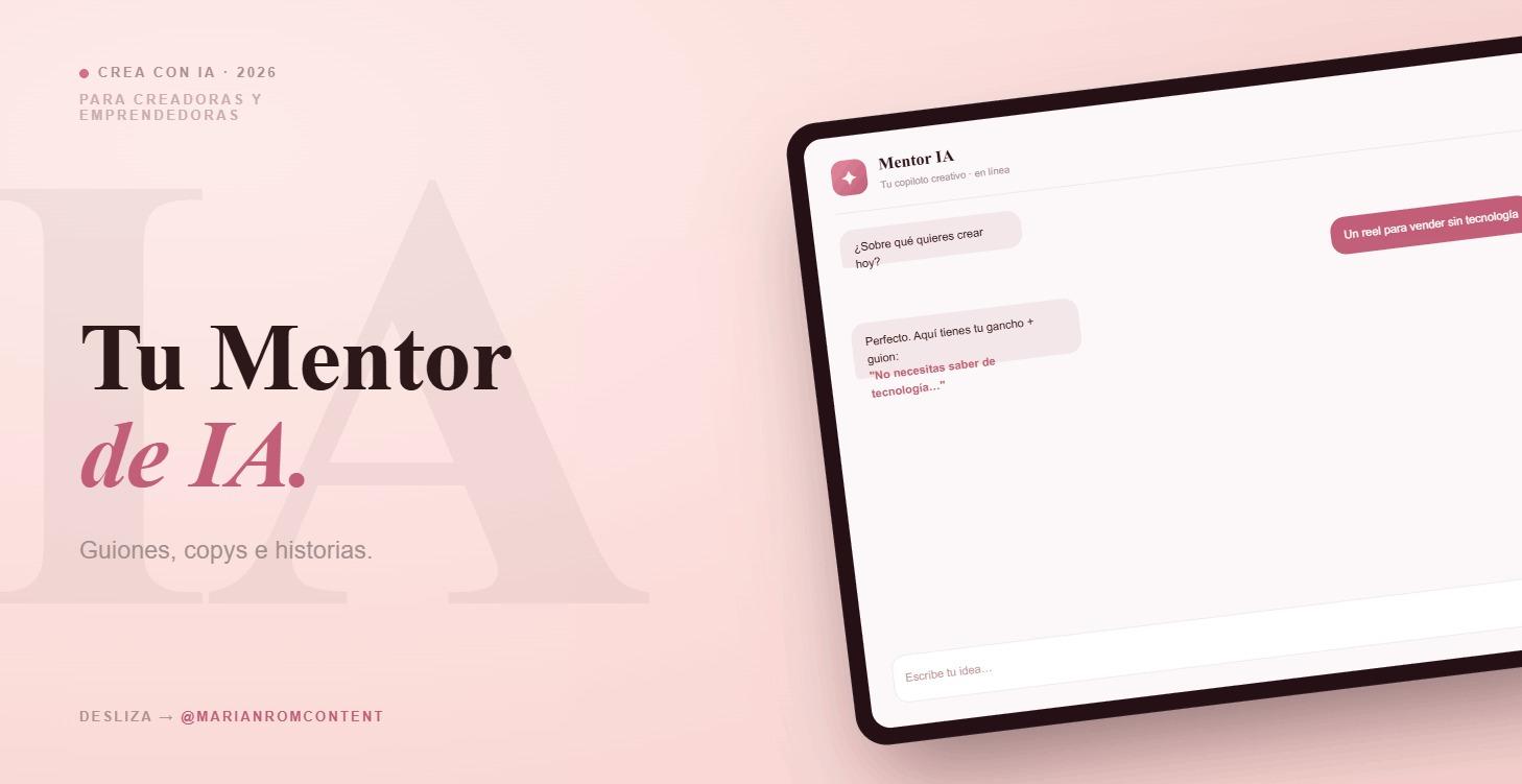Tu Mentor IA Personalizado