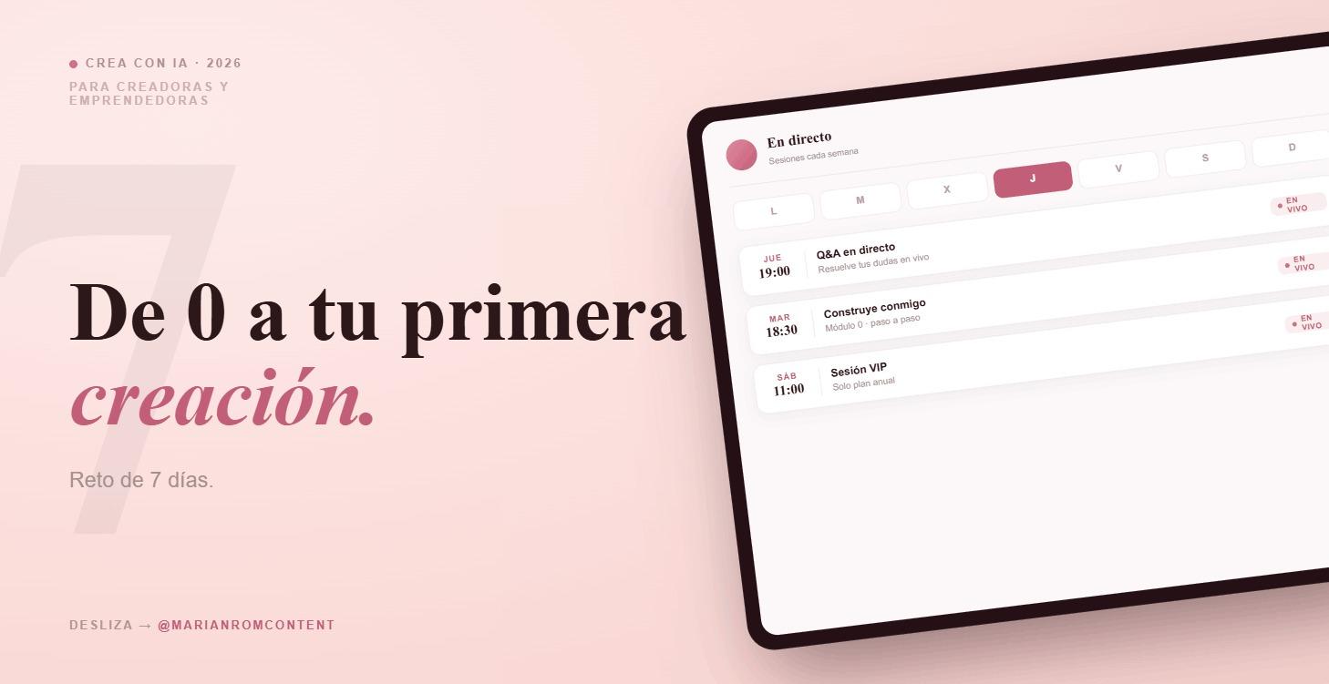 🌱 Reto 7 días — De 0 a tu primera semilla