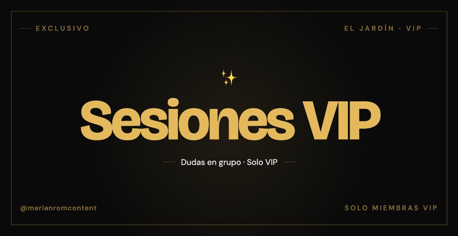 Sesiones VIP