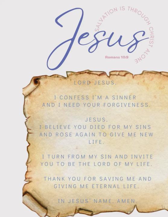 Salvation Prayer