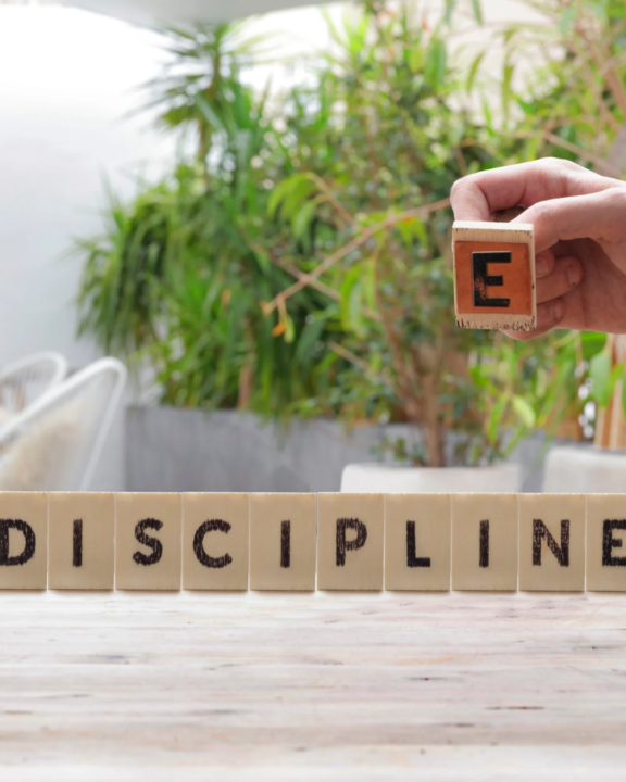 Tu ne manques pas de discipline