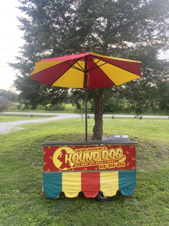 New (to us) hot dog cart