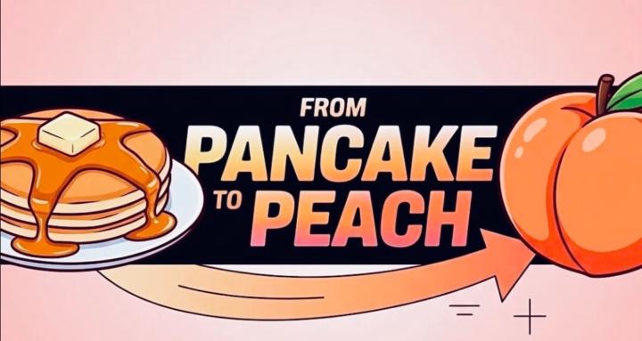 From Pancake to Peach 🥞➡️🍑