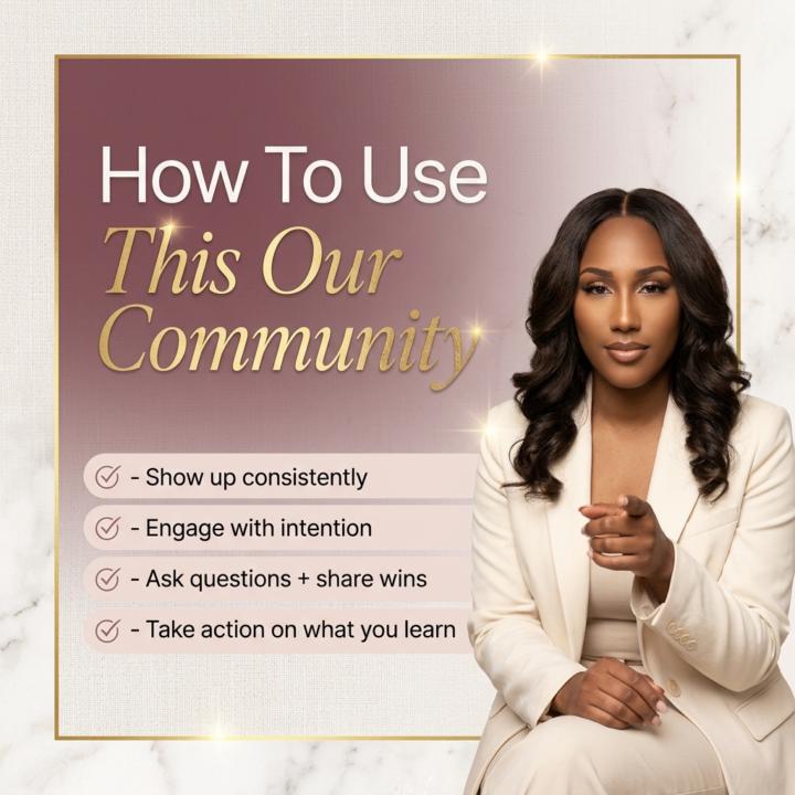 How To Use This Community