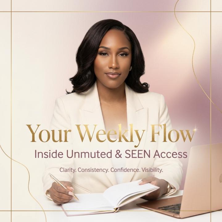 Your Weekly Flow Inside Unmuted & SEEN Access