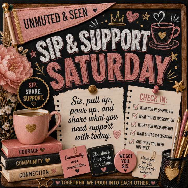 ☕ Sip & Support Saturday