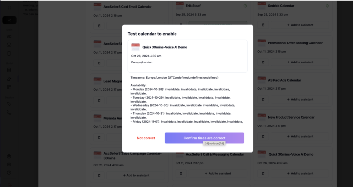 We got issue in our calendars.