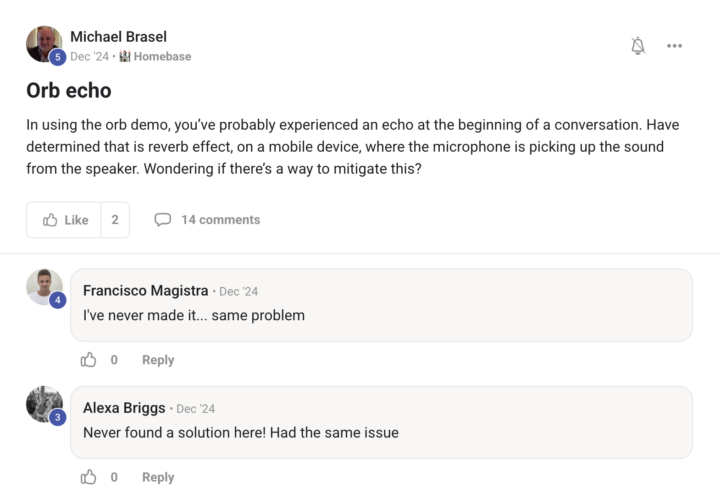 Mobile Orb Echo Needs To Be Fixed