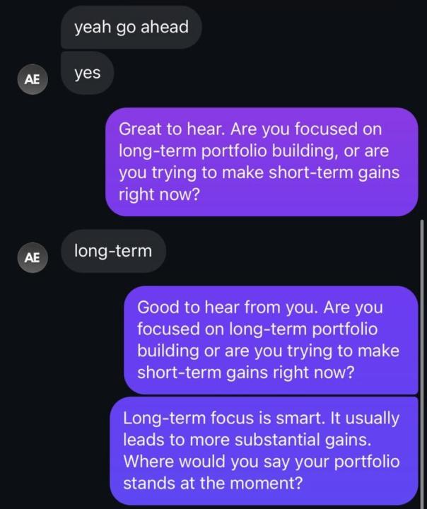 Workaround for not sending two messages?