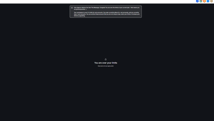 Unable to Access Demo Interface After Sub-Account Change