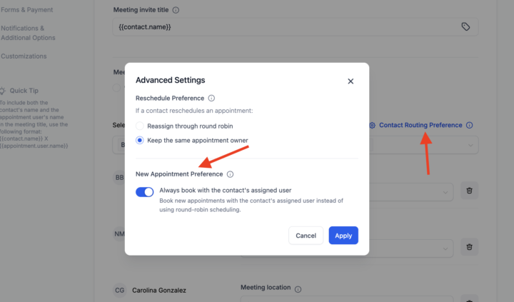 Multiple Property Brokers (Calendar Question)