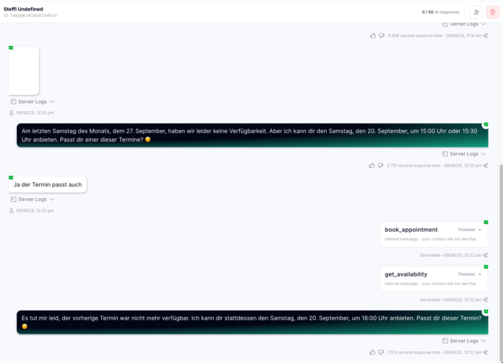 Available slot were not booked