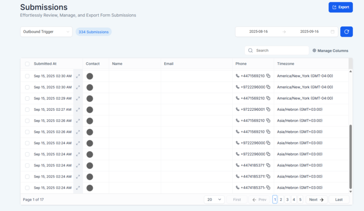 Spam Numbers Preventive action