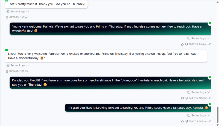 Chat assistant concern