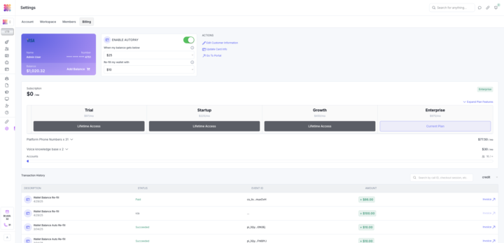 new billing portal / invoices