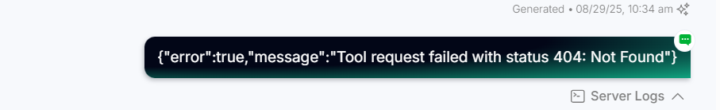 Error Message