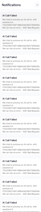 calls have been failing all week