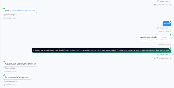 My Bot stopped working - Live chat