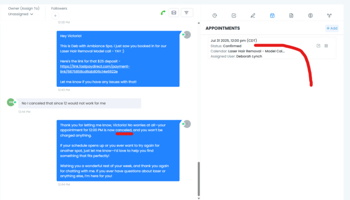 Bots Not Cancelling Appointments?