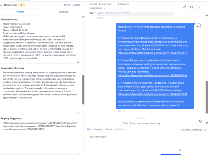 Help me to map out call summary, chat summary and URL provided in chat into custom fields.