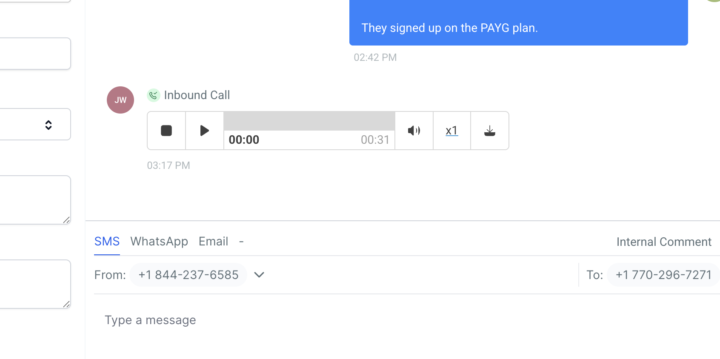 Transfer patch (voicemail detection) & inbound calls showing as inbound