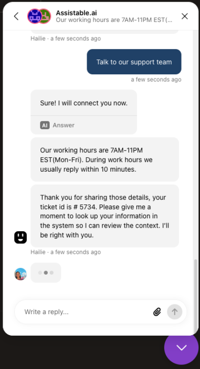 Do we have access to this chat widget?  