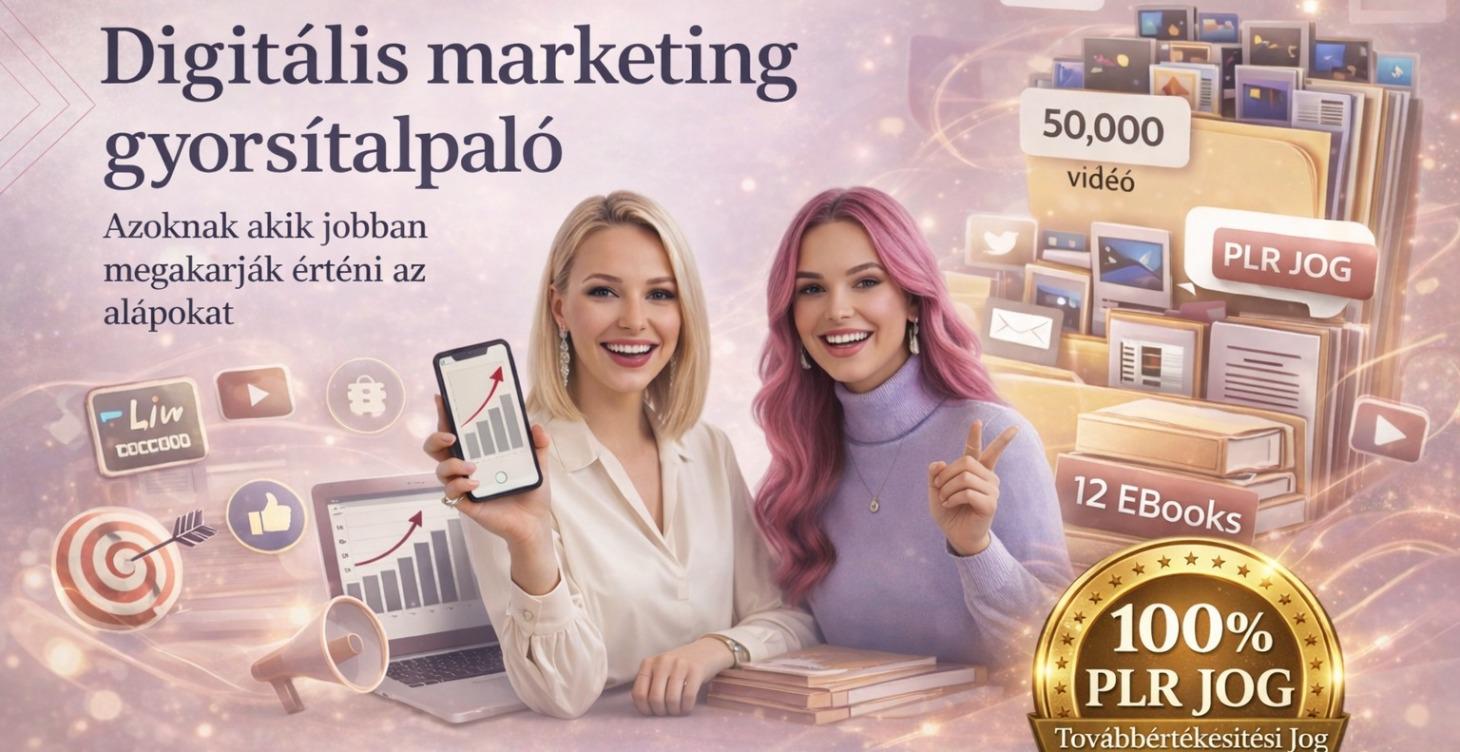 Digitális Marketing Gyorsítósáv- Gyorsítósáv PRO