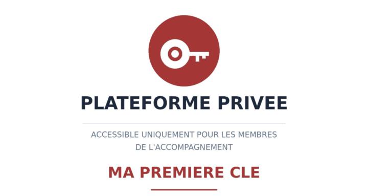 MEMBRE - MA PREMIÈRE CLÉ