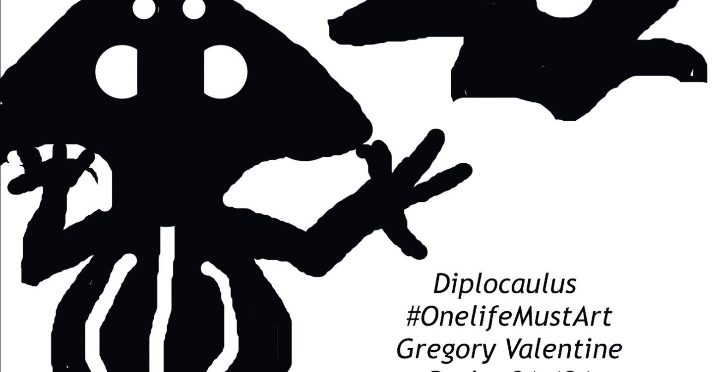 Tape Diplocaulus in Masking tape experience lv2